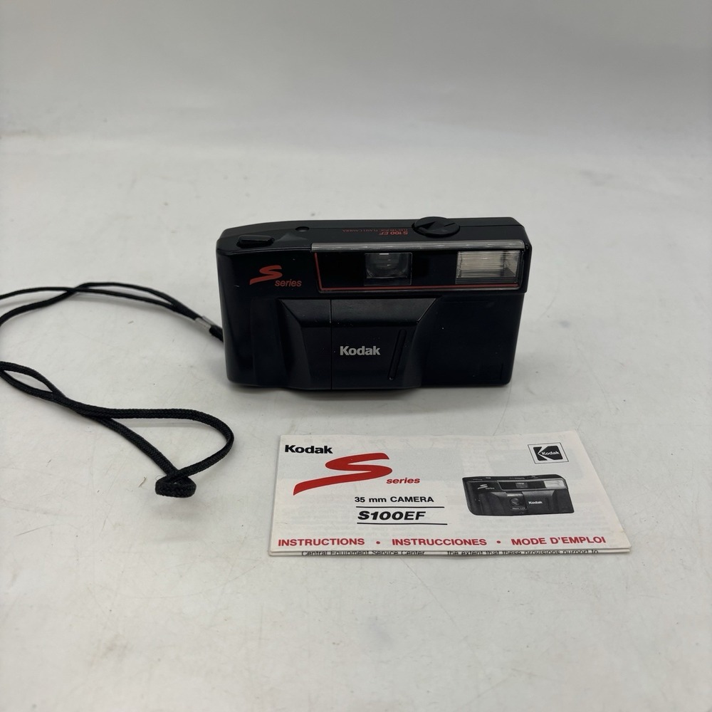 Vintage Kodak S Series S100 EF 35mm Point & Shoot Film Camera Electronic Flash